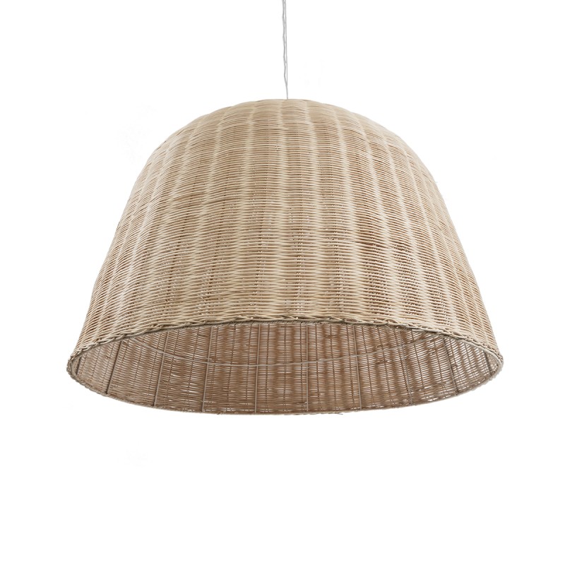 GLOBOSTAR® BAHAMAS 01570 Boho Κρεμαστό Φωτιστικό Οροφής με Ντουί 1 x E27 AC 220-240V IP20 - Μπεζ - Μ90 x Π90 x Y70cm