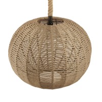 GLOBOSTAR® MANDALA 01593 Vintage Κρεμαστό Φωτιστικό Οροφής με Ντουί 1 x E27 AC 220-240V IP20 - Μπεζ - Μ60 x Π60 x Υ45cm