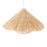 GLOBOSTAR® CHEOPE 01599 Boho Κρεμαστό Φωτιστικό Οροφής με Ντουί 1 x E27 AC 220-240V IP20 - Μπεζ - Μ45 x Π45 x Υ35cm