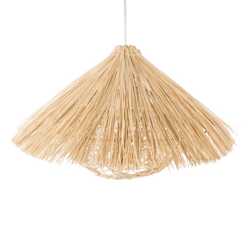GLOBOSTAR® CHEOPE 01599 Boho Κρεμαστό Φωτιστικό Οροφής με Ντουί 1 x E27 AC 220-240V IP20 - Μπεζ - Μ45 x Π45 x Υ35cm