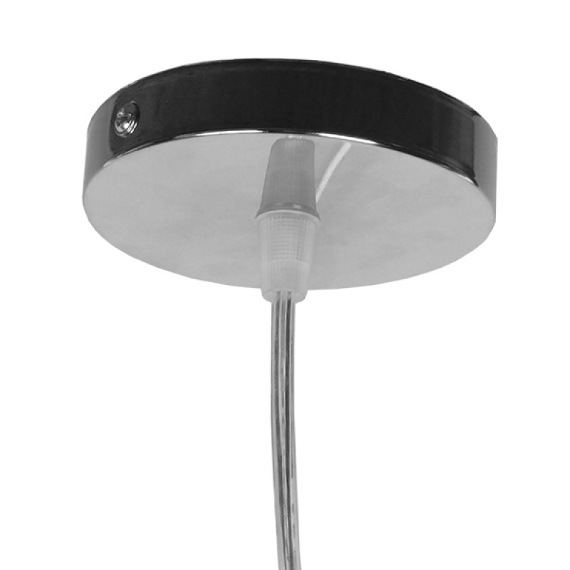 GLOBOSTAR® SASSO 01602 Boho Κρεμαστό Φωτιστικό Οροφής με Ντουί 1 x E27 AC 220-240V IP20 - Καφέ - Μ50 x Π50 x Y23cm