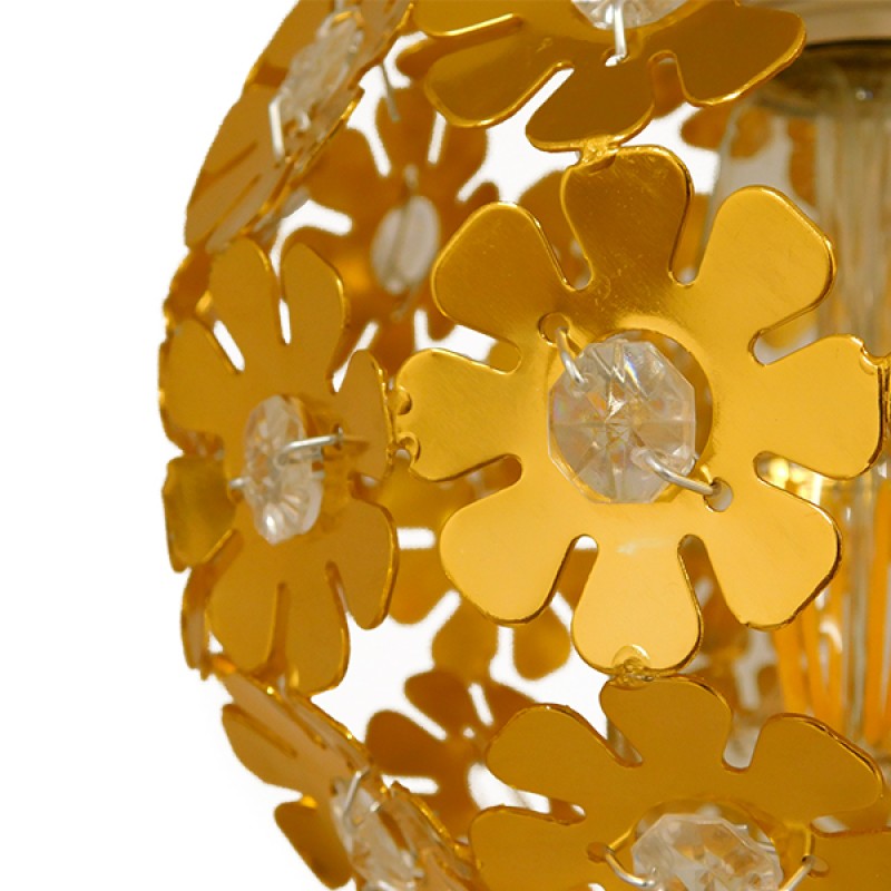 GLOBOSTAR® BOUQUET 01670 Μοντέρνο Κρεμαστό Φωτιστικό Οροφής με Ντουί 3 x E27 AC 220-240V IP20 - Πολύχρωμο - Μ46 x Π46 x Y23cm