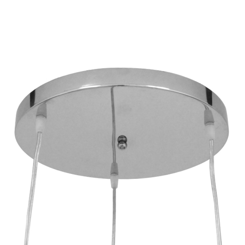 GLOBOSTAR® BOUQUET 01670 Μοντέρνο Κρεμαστό Φωτιστικό Οροφής με Ντουί 3 x E27 AC 220-240V IP20 - Πολύχρωμο - Μ46 x Π46 x Y23cm