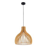 GLOBOSTAR® SCANDINAVIA 01697 Boho Κρεμαστό Φωτιστικό Οροφής με Ντουί 1 x E27 AC 220-240V IP20 - Μπεζ - Μ35 x Π35 x Υ35cm