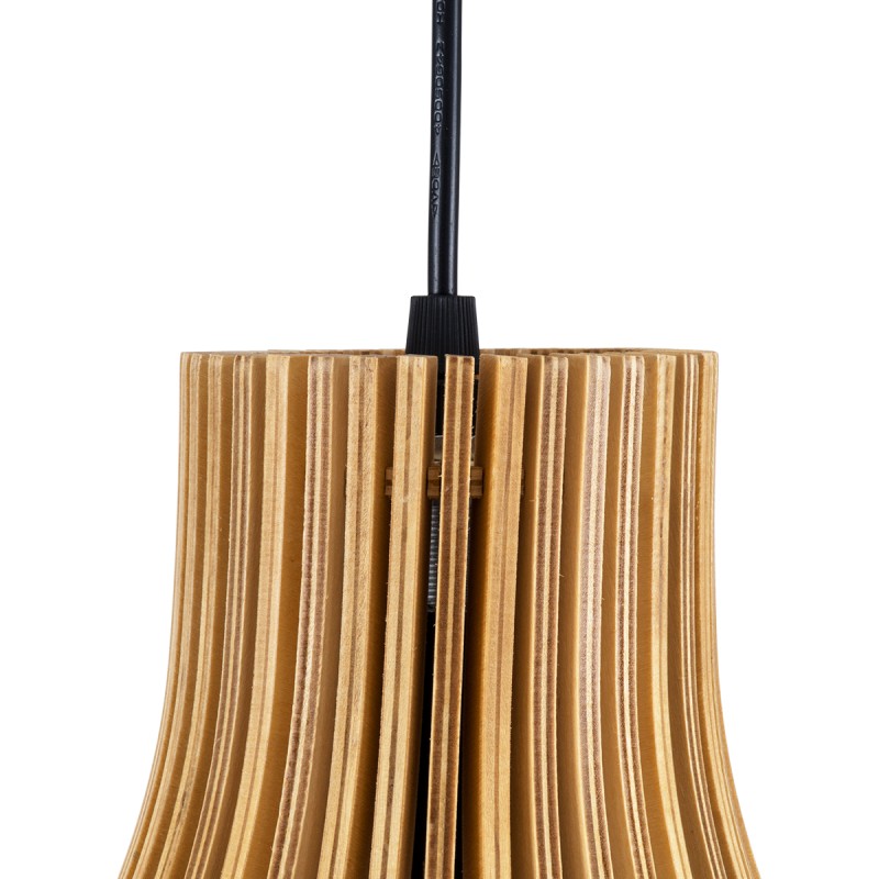 GLOBOSTAR® SCANDINAVIA 01697 Boho Κρεμαστό Φωτιστικό Οροφής με Ντουί 1 x E27 AC 220-240V IP20 - Μπεζ - Μ35 x Π35 x Υ35cm