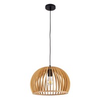 GLOBOSTAR® SCANDINAVIA 01698 Boho Κρεμαστό Φωτιστικό Οροφής με Ντουί 1 x E27 AC 220-240V IP20 - Μπεζ - Μ33 x Π33 x Υ20cm