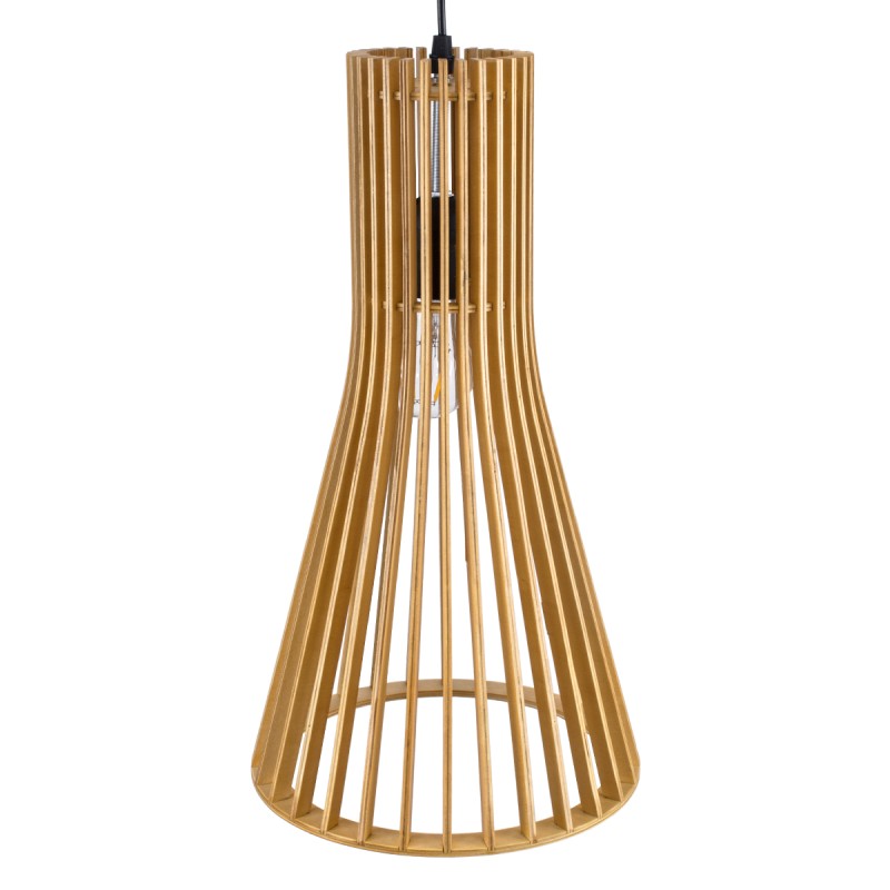 GLOBOSTAR® SCANDINAVIA 01700 Boho Κρεμαστό Φωτιστικό Οροφής με Ντουί 1 x E27 AC 220-240V IP20 - Μπεζ - Μ25 x Π25 x Υ45cm