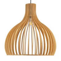 GLOBOSTAR® SCANDINAVIA 01701 Boho Κρεμαστό Φωτιστικό Οροφής με Ντουί 1 x E27 AC 220-240V IP20 - Μπεζ - Μ45 x Π45 x Υ45cm
