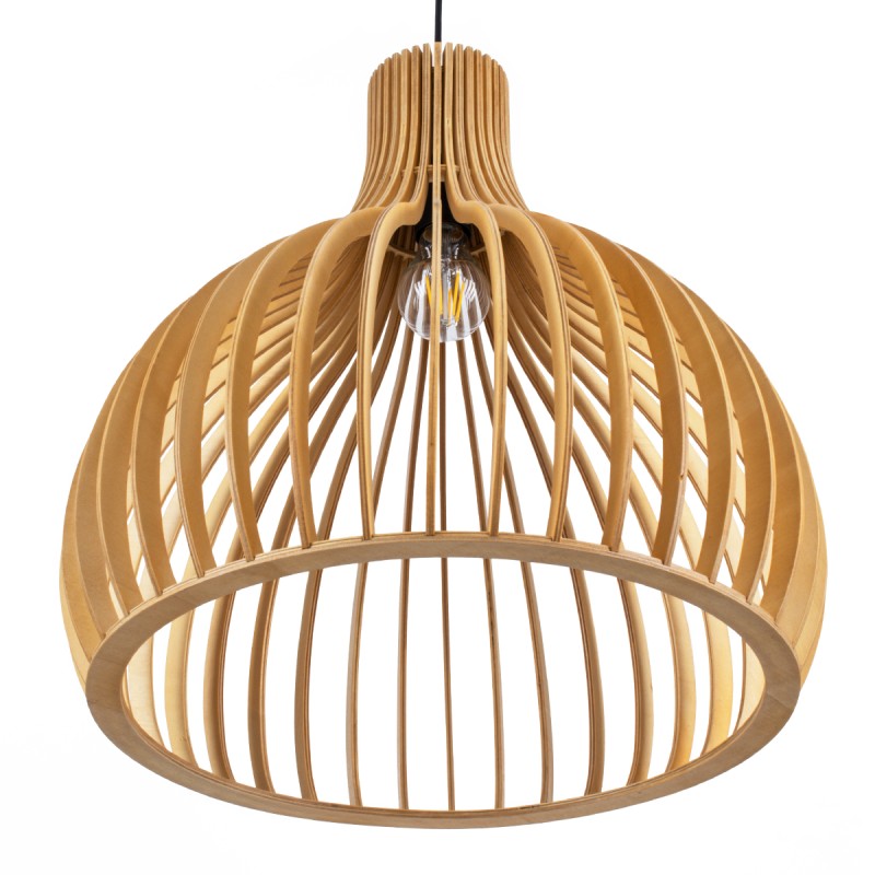 GLOBOSTAR® SCANDINAVIA 01701 Boho Κρεμαστό Φωτιστικό Οροφής με Ντουί 1 x E27 AC 220-240V IP20 - Μπεζ - Μ45 x Π45 x Υ45cm