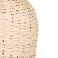GLOBOSTAR® BERMUDA 01708 Boho Κρεμαστό Φωτιστικό Οροφής με Ντουί 1 x E27 AC 220-240V IP20 - Μπεζ - Μ31 x Π31 x Y22cm