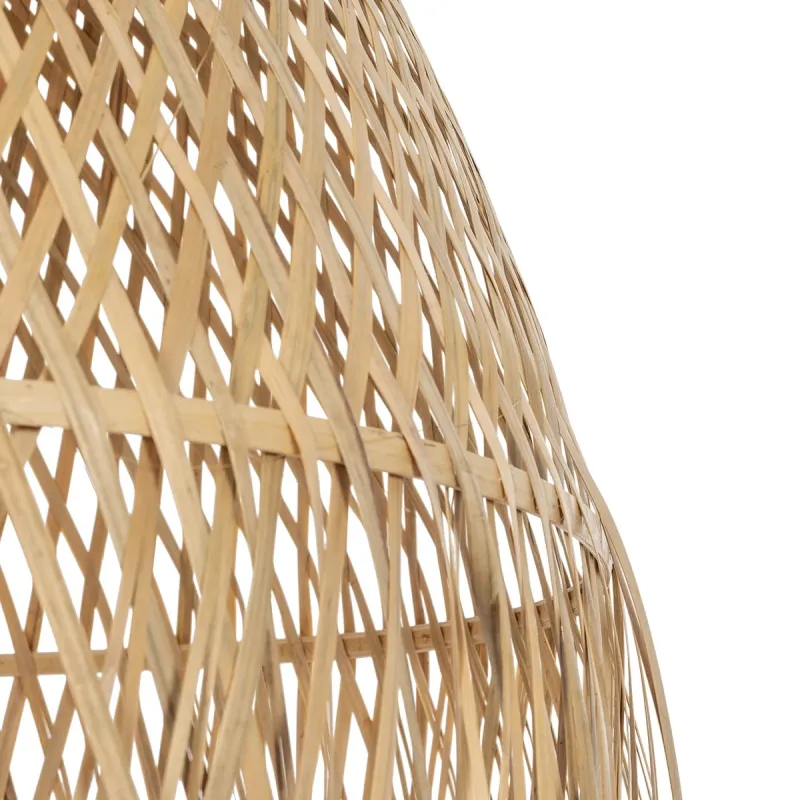 GLOBOSTAR® MANILA 01714 Boho Κρεμαστό Φωτιστικό Οροφής με Ντουί 1 x E27 AC 220-240V IP20 - Μπεζ - Μ45 x Π45 x Υ60cm