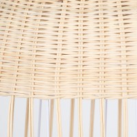 GLOBOSTAR® LUCIA 01725 Boho Κρεμαστό Φωτιστικό Οροφής με Ντουί 1 x E27 AC 220-240V IP20 - Μπεζ - Μ40 x Π40 x Y34cm