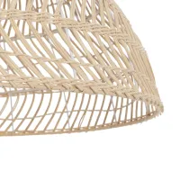 GLOBOSTAR® COMORES 01728 Boho Κρεμαστό Φωτιστικό Οροφής με Ντουί 1 x E27 AC 220-240V IP20 - Μπεζ - Μ60 x Π60 x Y30cm