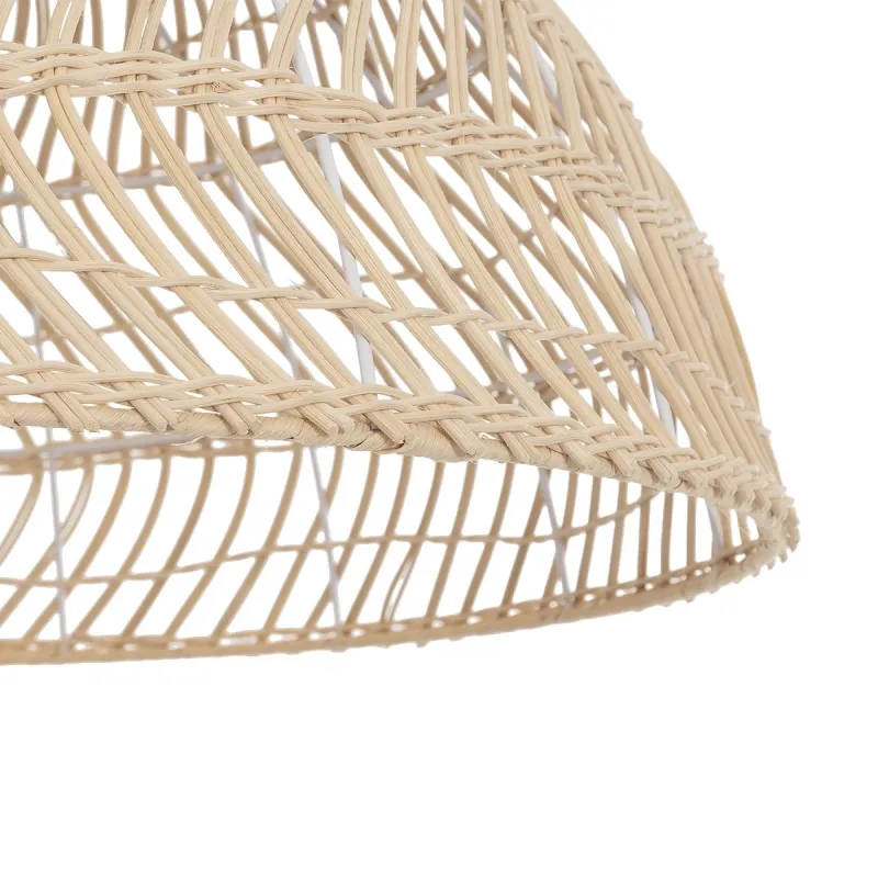 GLOBOSTAR® COMORES 01728 Boho Κρεμαστό Φωτιστικό Οροφής με Ντουί 1 x E27 AC 220-240V IP20 - Μπεζ - Μ60 x Π60 x Y30cm