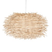 GLOBOSTAR® MINORCA 01731 Boho Κρεμαστό Φωτιστικό Οροφής με Ντουί 1 x E27 AC 220-240V IP20 - Μπεζ - Μ60 x Π60 x Y35cm
