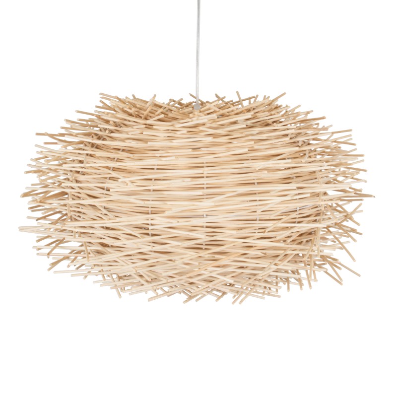 GLOBOSTAR® MINORCA 01731 Boho Κρεμαστό Φωτιστικό Οροφής με Ντουί 1 x E27 AC 220-240V IP20 - Μπεζ - Μ60 x Π60 x Y35cm