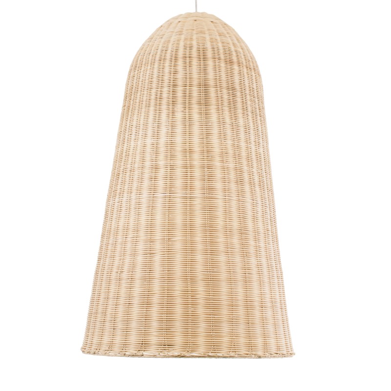 GLOBOSTAR® FAROL 01746 Boho Κρεμαστό Φωτιστικό Οροφής με Ντουί 1 x E27 AC 220-240V IP20 - Μπεζ - Μ60 x Π60 x Y100cm
