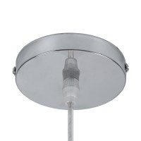GLOBOSTAR® ARCHIPELAGO 01747 Boho Κρεμαστό Φωτιστικό Οροφής με Ντουί 1 x E27 AC 220-240V IP20 - Μπεζ - Μ30 x Π30 x Υ63cm