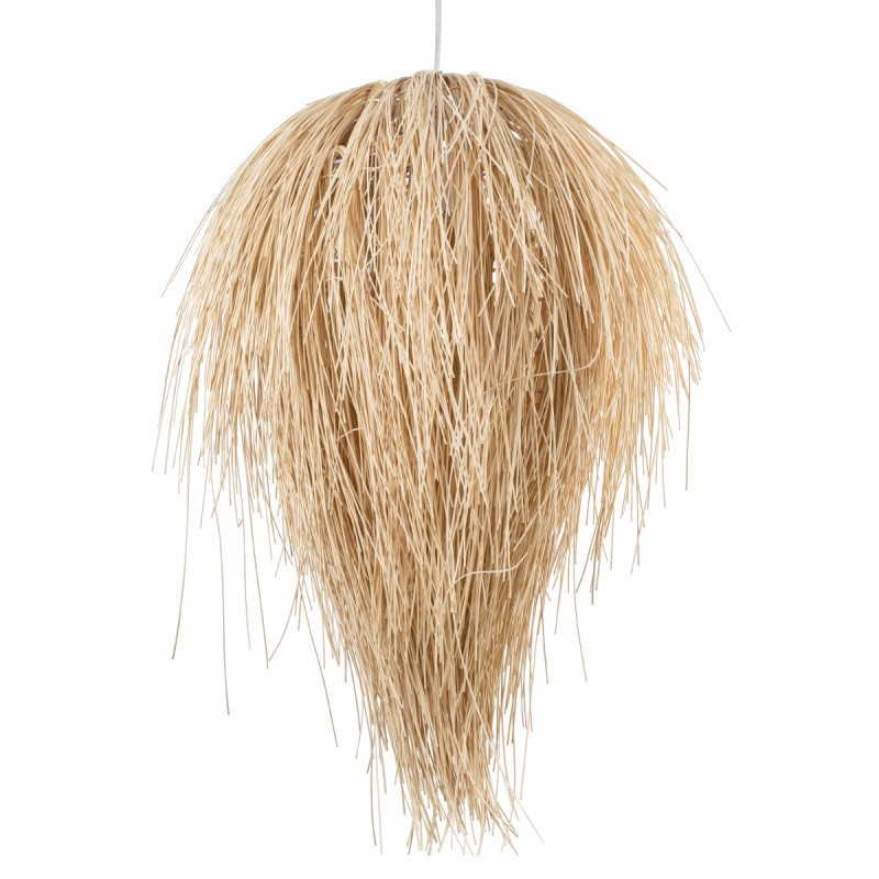 GLOBOSTAR® ARCHIPELAGO 01749 Boho Κρεμαστό Φωτιστικό Οροφής με Ντουί 1 x E27 AC 220-240V IP20 - Μπεζ - Μ40 x Π40 x Υ63cm