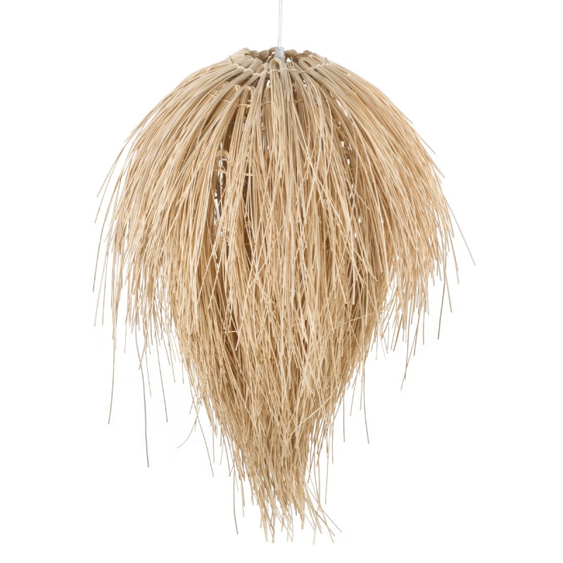GLOBOSTAR® ARCHIPELAGO 01749 Boho Κρεμαστό Φωτιστικό Οροφής με Ντουί 1 x E27 AC 220-240V IP20 - Μπεζ - Μ40 x Π40 x Υ63cm
