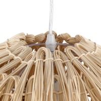 GLOBOSTAR® ARCHIPELAGO 01749 Boho Κρεμαστό Φωτιστικό Οροφής με Ντουί 1 x E27 AC 220-240V IP20 - Μπεζ - Μ40 x Π40 x Υ63cm