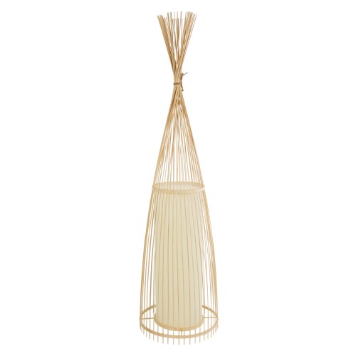 GLOBOSTAR® AZORES 01755 Boho Επιδαπέδιο Φωτιστικό με Ντουί 1 x E27 AC 220-240V IP20 - Μπεζ - Μ40 x Π40 x Υ150cm