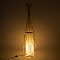 GLOBOSTAR® AZORES 01755 Boho Επιδαπέδιο Φωτιστικό με Ντουί 1 x E27 AC 220-240V IP20 - Μπεζ - Μ40 x Π40 x Υ150cm