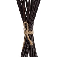 GLOBOSTAR® AZORES 01756 Boho Επιδαπέδιο Φωτιστικό με Ντουί 1 x E27 AC 220-240V IP20 - Καφέ & Μπεζ - Μ40 x Π40 x Υ150cm