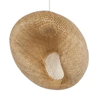 GLOBOSTAR® CARIBBEAN 01784 Boho Κρεμαστό Φωτιστικό Οροφής με Ντουί 1 x E27 AC 220-240V IP20 - Μπεζ - Μ82 x Π72 x Υ52cm