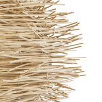 GLOBOSTAR® MINORCA 01786 Boho Κρεμαστό Φωτιστικό Οροφής με Ντουί 1 x E27 AC 220-240V IP20 - Μπεζ - Μ100 x Π100 x Υ45cm