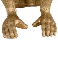 GLOBOSTAR® APES 01809 Μοντέρνο Επιτραπέζιο Φωτιστικό Πορτατίφ με Ντουί 1 x E27 AC 220-240V IP20 - Χρυσό - Μ30 x Π27 x Υ30cm