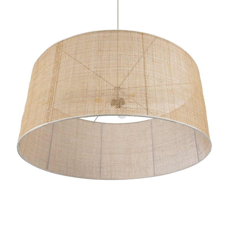 GLOBOSTAR® YOTTO 01823 Boho Κρεμαστό Φωτιστικό Οροφής με Ντουί 3 x E27 AC 220-240V IP20 - Μπεζ - Μ90 x Π90 x Υ40cm
