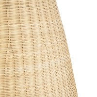 GLOBOSTAR® MAHANA 01827 Boho Κρεμαστό Φωτιστικό Οροφής με Ντουί 1 x E27 AC 220-240V IP20 - Μπεζ - Μ80 x Π80 x Υ130cm