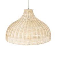 GLOBOSTAR® AFURU 01828 Boho Κρεμαστό Φωτιστικό Οροφής με Ντουί 1 x E27 AC 220-240V IP20 - Μπεζ - Μ60 x Π60 x Υ40cm
