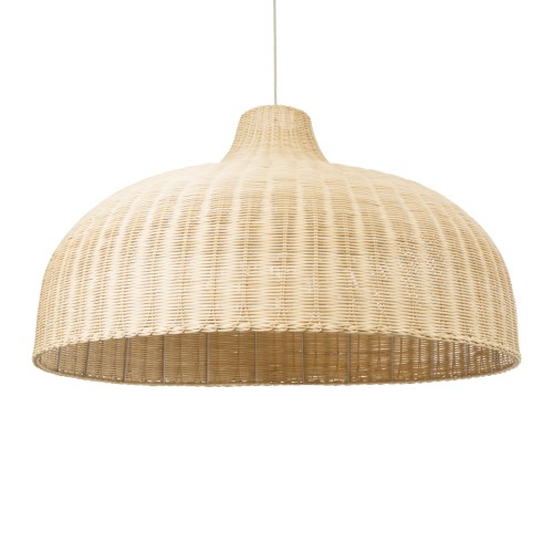 GLOBOSTAR® AFURU 01829 Boho Κρεμαστό Φωτιστικό Οροφής με Ντουί 1 x E27 AC 220-240V IP20 - Μπεζ - Μ100 x Π100 x Υ60cm