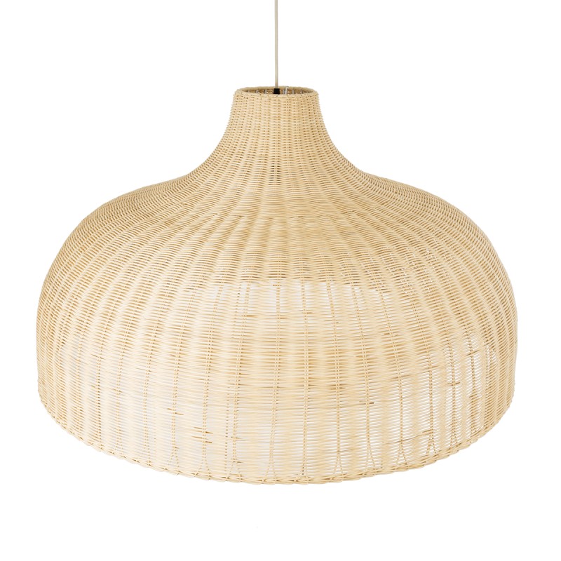 GLOBOSTAR® AFURU 01829 Boho Κρεμαστό Φωτιστικό Οροφής με Ντουί 1 x E27 AC 220-240V IP20 - Μπεζ - Μ100 x Π100 x Υ60cm