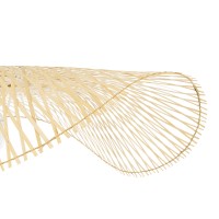 GLOBOSTAR® MELEMELE 01842 Boho Κρεμαστό Φωτιστικό Οροφής με Ντουί 1 x E27 AC 220-240V IP20 - Μπεζ - Μ100 x Π100 x Υ12cm