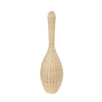 GLOBOSTAR® PARADIS 01843 Boho Επιδαπέδιο Φωτιστικό με Ντουί 1 x E27 AC 220-240V IP20 - Μπεζ - Μ30 x Π30 x Υ100cm