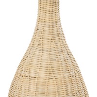 GLOBOSTAR® PARADIS 01843 Boho Επιδαπέδιο Φωτιστικό με Ντουί 1 x E27 AC 220-240V IP20 - Μπεζ - Μ30 x Π30 x Υ100cm
