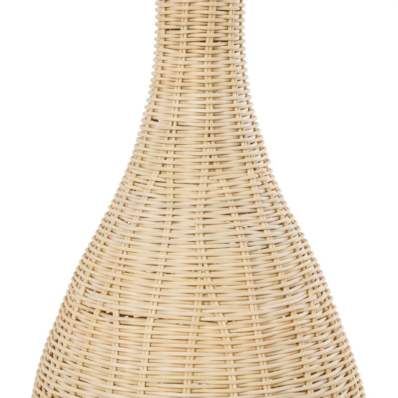GLOBOSTAR® PARADIS 01843 Boho Επιδαπέδιο Φωτιστικό με Ντουί 1 x E27 AC 220-240V IP20 - Μπεζ - Μ30 x Π30 x Υ100cm