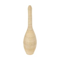 GLOBOSTAR® PARADIS 01844 Boho Επιδαπέδιο Φωτιστικό με Ντουί 1 x E27 AC 220-240V IP20 - Μπεζ - Μ35 x Π35 x Υ120cm