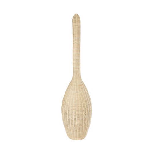 GLOBOSTAR® PARADIS 01845 Boho Επιδαπέδιο Φωτιστικό με Ντουί 1 x E27 AC 220-240V IP20 - Μπεζ - Μ40 x Π40 x Υ150cm