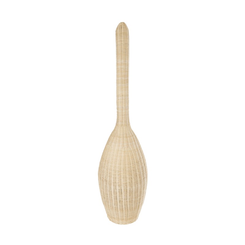 GLOBOSTAR® PARADIS 01845 Boho Επιδαπέδιο Φωτιστικό με Ντουί 1 x E27 AC 220-240V IP20 - Μπεζ - Μ40 x Π40 x Υ150cm