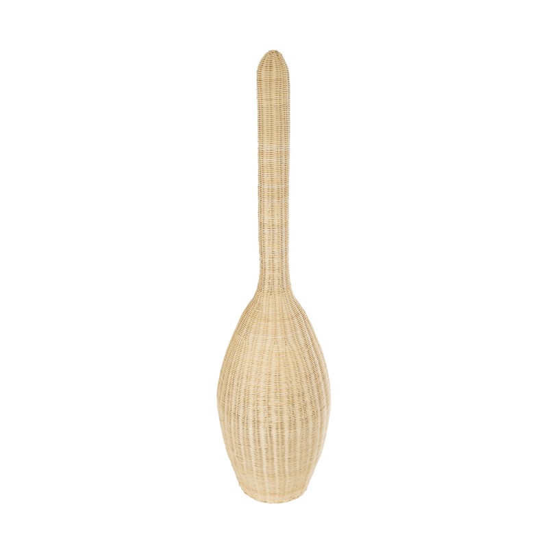 GLOBOSTAR® PARADIS 01845 Boho Επιδαπέδιο Φωτιστικό με Ντουί 1 x E27 AC 220-240V IP20 - Μπεζ - Μ40 x Π40 x Υ150cm