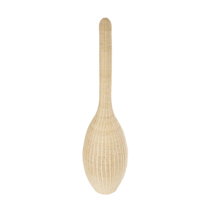 GLOBOSTAR® PARADIS 01846 Boho Επιδαπέδιο Φωτιστικό με Ντουί 1 x E27 AC 220-240V IP20 - Μπεζ - Μ50 x Π50 x Υ180cm