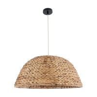 GLOBOSTAR® MANGATA 01847 Boho Κρεμαστό Φωτιστικό Οροφής με Ντουί 1 x E27 AC 220-240V IP20 - Μπεζ - Μ60 x Π60 x Υ28cm