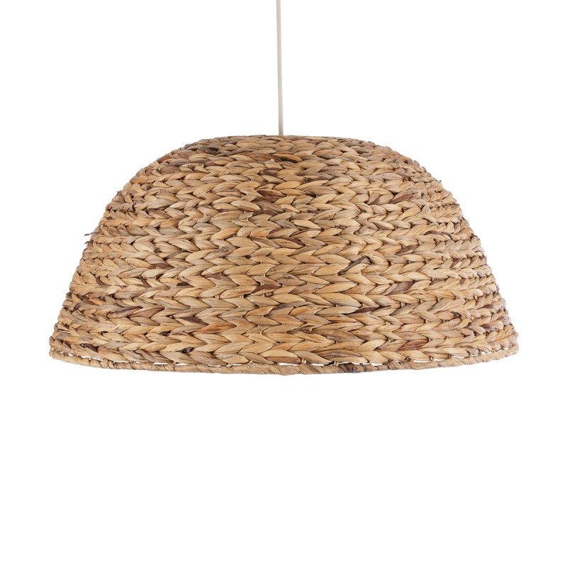 GLOBOSTAR® MANGATA 01847 Boho Κρεμαστό Φωτιστικό Οροφής με Ντουί 1 x E27 AC 220-240V IP20 - Μπεζ - Μ60 x Π60 x Υ28cm