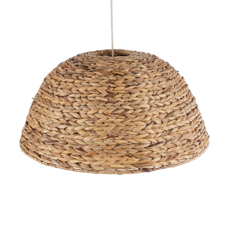 GLOBOSTAR® MANGATA 01847 Boho Κρεμαστό Φωτιστικό Οροφής με Ντουί 1 x E27 AC 220-240V IP20 - Μπεζ - Μ60 x Π60 x Υ28cm