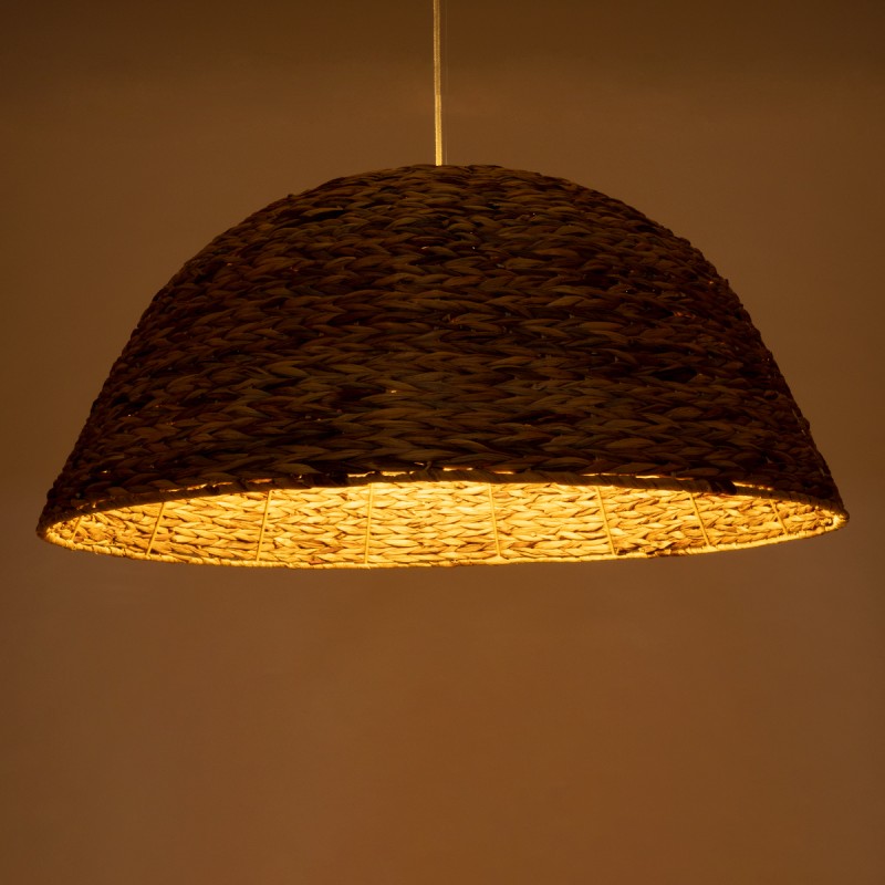 GLOBOSTAR® MANGATA 01848 Boho Κρεμαστό Φωτιστικό Οροφής με Ντουί 1 x E27 AC 220-240V IP20 - Καφέ - Μ90 x Π90 x Υ40cm