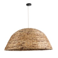 GLOBOSTAR® MANGATA 01848 Boho Κρεμαστό Φωτιστικό Οροφής με Ντουί 1 x E27 AC 220-240V IP20 - Καφέ - Μ90 x Π90 x Υ40cm